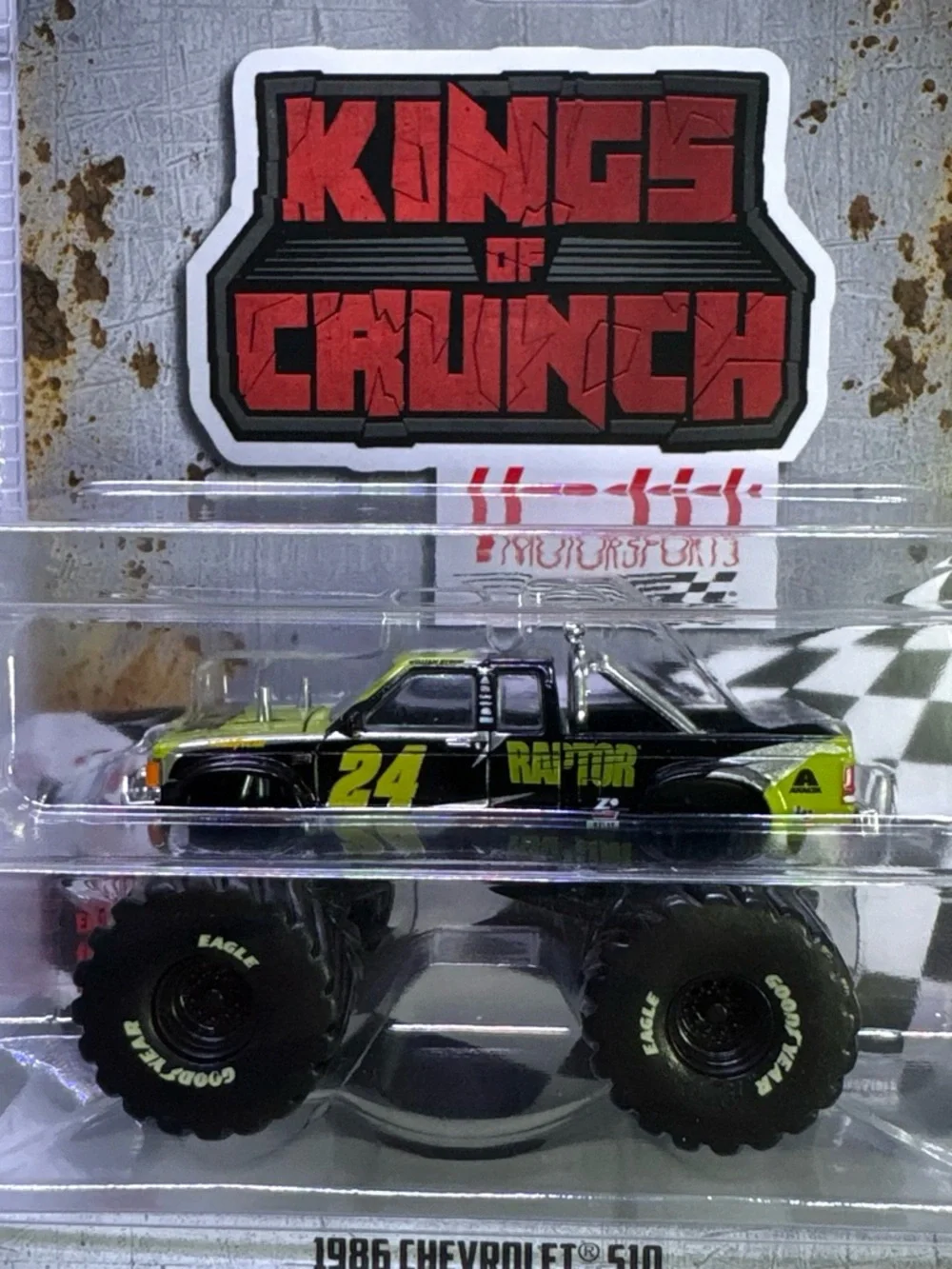 Kings of Crunch 1986 Chevrolet S10 Monster Truck - Black & Neon Green